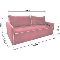 Диван DP Molly (Red) Thumb