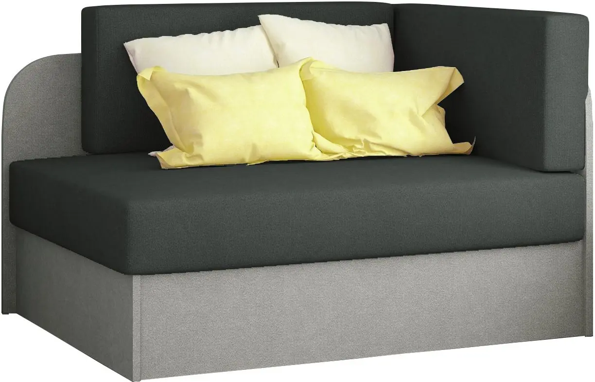 Canapea Eltap Rosa Alova 48/Alova 10 (Dark Gray/Gray)