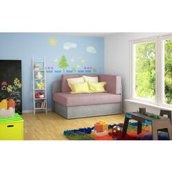 Canapea Eltap Rosa Omega 91/Omega 02 (Powdery Pink/Light Gray)