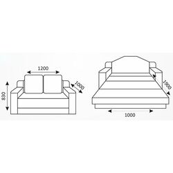 Canapea МКС Mini Maljutka Thumb