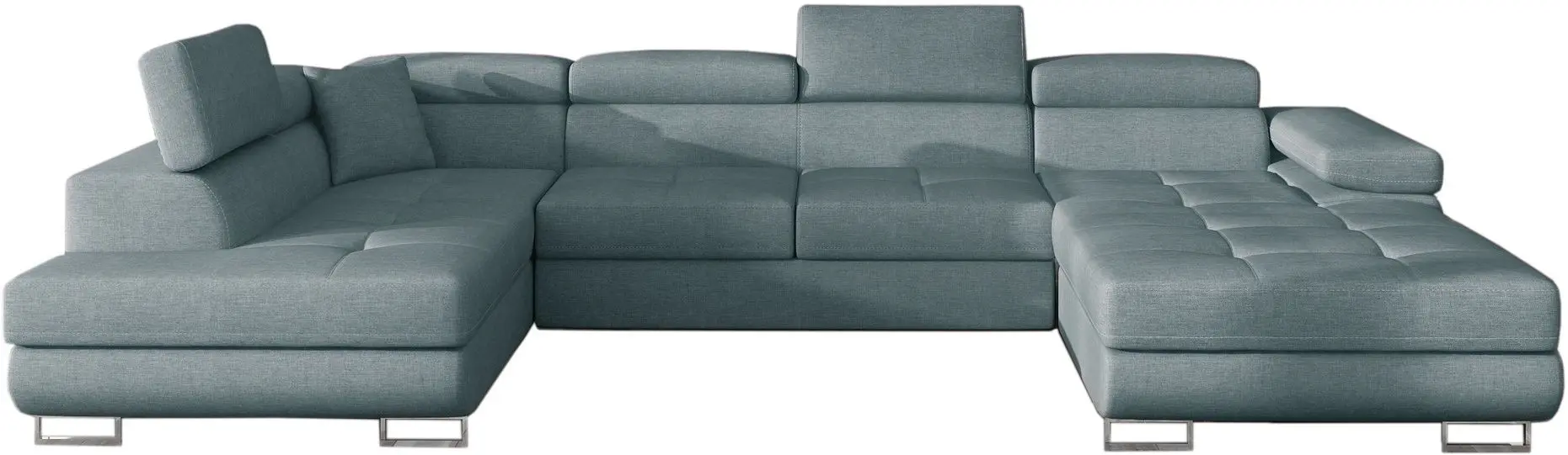 Canapea in forma de U Eltap Rodrigo Cover 70 Left (Blue-Gray)