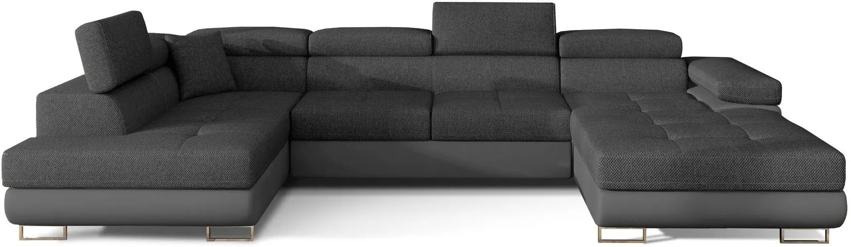 Canapea in forma de U Eltap Rodrigo Inari 96/Soft 29 Left (Gray Dark)