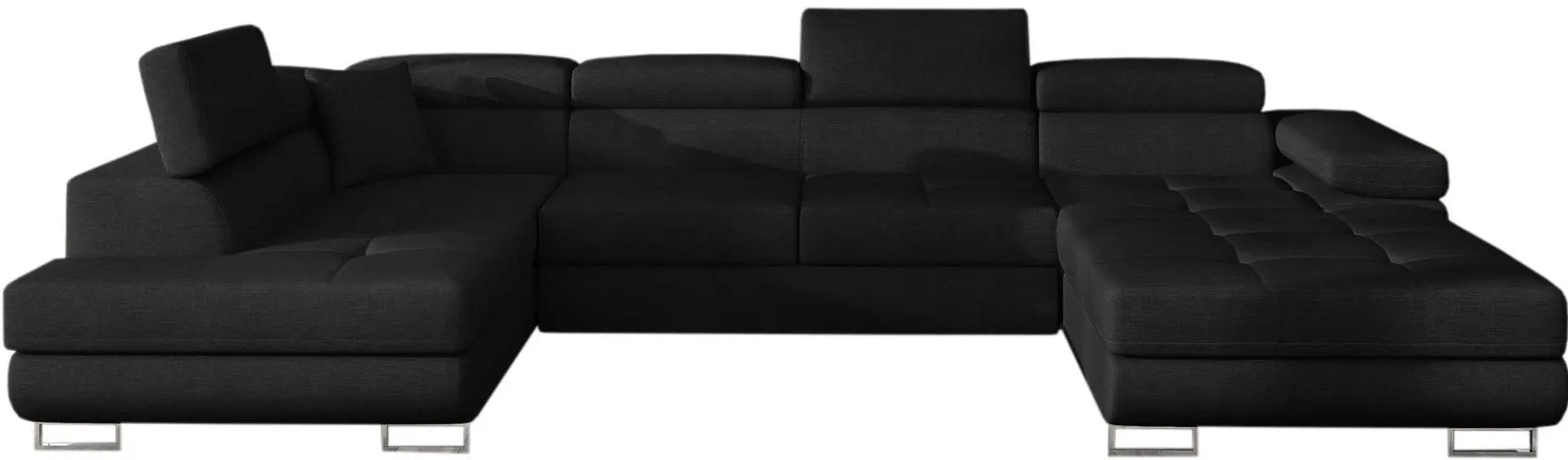 Диван П-образный Eltap Rodrigo Sawana 14 Left (Black)