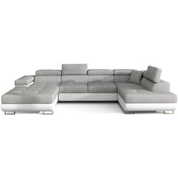 Canapea in forma de U Eltap Rodrigo Sawana 21/Soft 17 Right (Gray/White)