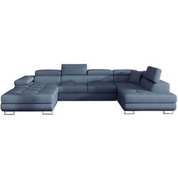 Canapea in forma de U Eltap Rodrigo Solid 77 Right (Blue)