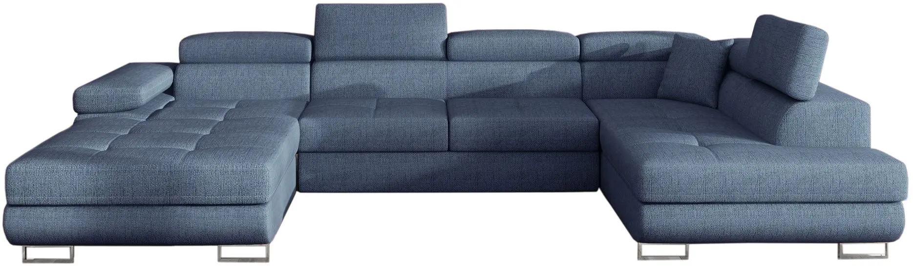 Canapea in forma de U Eltap Rodrigo Solid 77 Right (Blue)