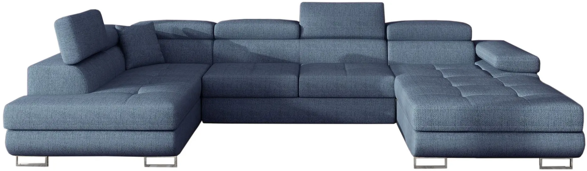Диван П-образный Eltap Rodrigo Solid 77 Left (Blue)