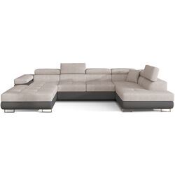 Canapea in forma de U Eltap Rodrigo Soro 83/Soft 29 Right (Gray Light/Gray Dark)