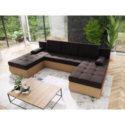 Canapea in forma de U Space Meble Bolt U M20/D100Pik (Brown/Beige)