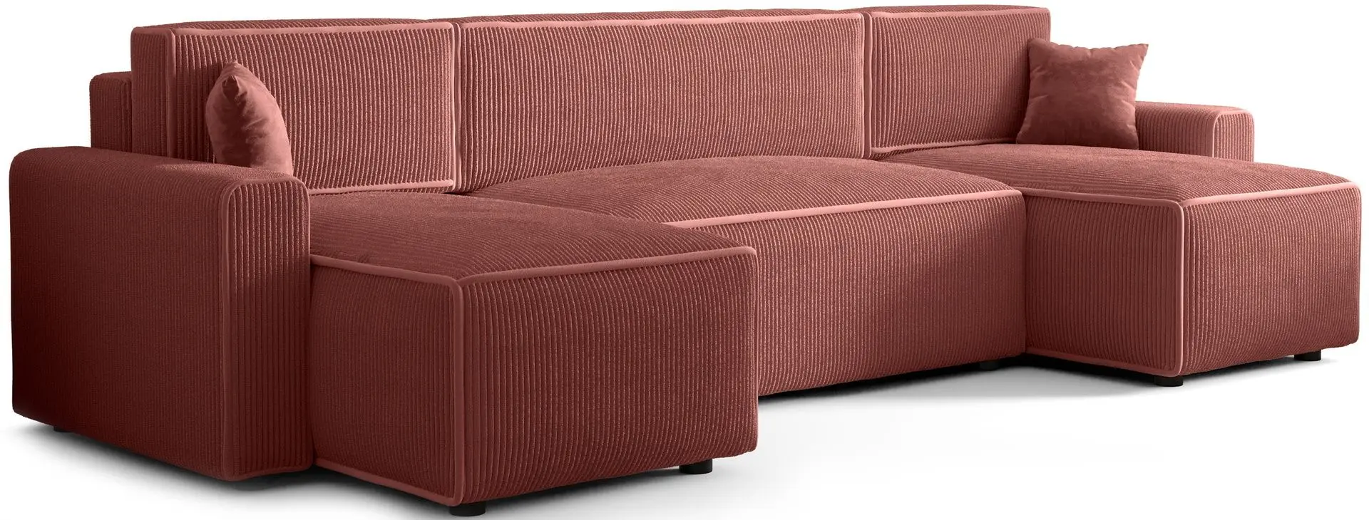 Canapea in forma de U Space Meble Mira U Bis Poso 29 (Coral)