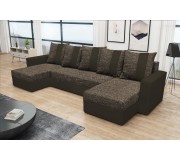 Canapea in forma de U Space Meble Praga U Kornet 12/D33 (Brown/Brown Dark)