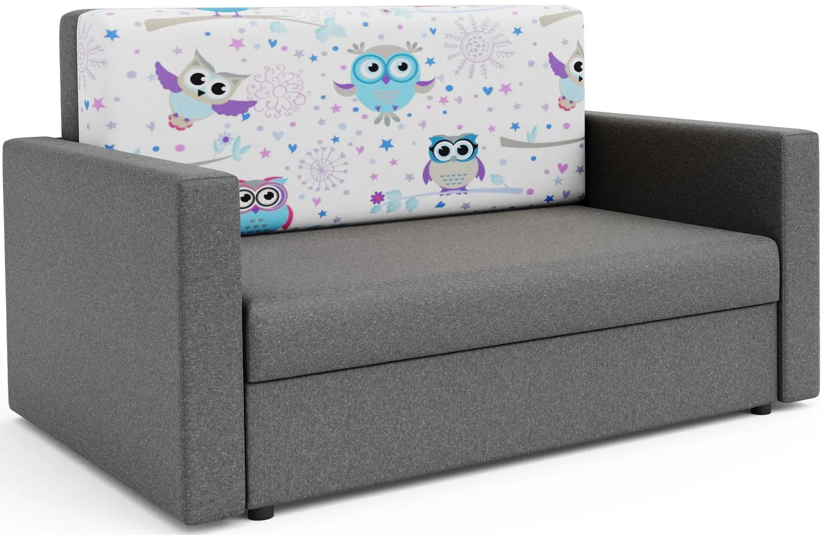 Диван Space Meble Amerykanka Heven 120 Birds/Sawana21 (Gray) - 5