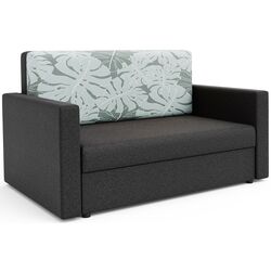 Canapea Space Meble Amerykanka Heven 120 Flowers/Sawana 05 (Gray Dark) Thumb