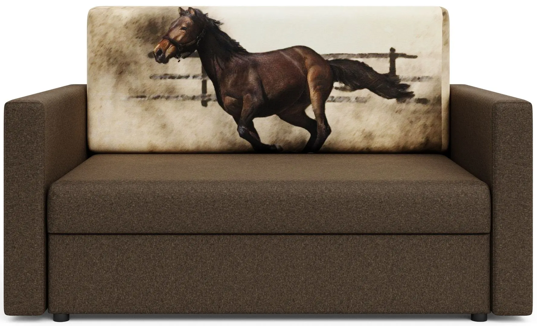 Canapea Space Meble Amerykanka Heven 120 Horse/Sawana 25 (Brown) - 2