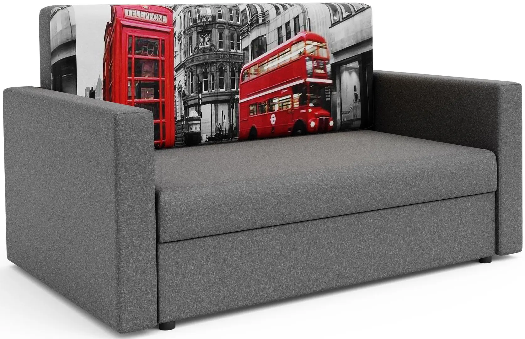 Canapea Space Meble Amerykanka Heven 120 London/Sawana21 (Gray) - 7