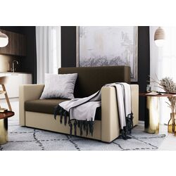 Canapea Space Meble Amerykanka Heven 120 Sawana 25/Sawana 01 (Brown/Ecru)