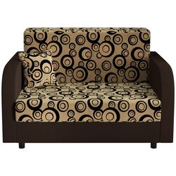 Диван Space Meble Amerykanka Twice 120 Circle 48/Rainbow 41 (Beige/Brown Dark) Thumb