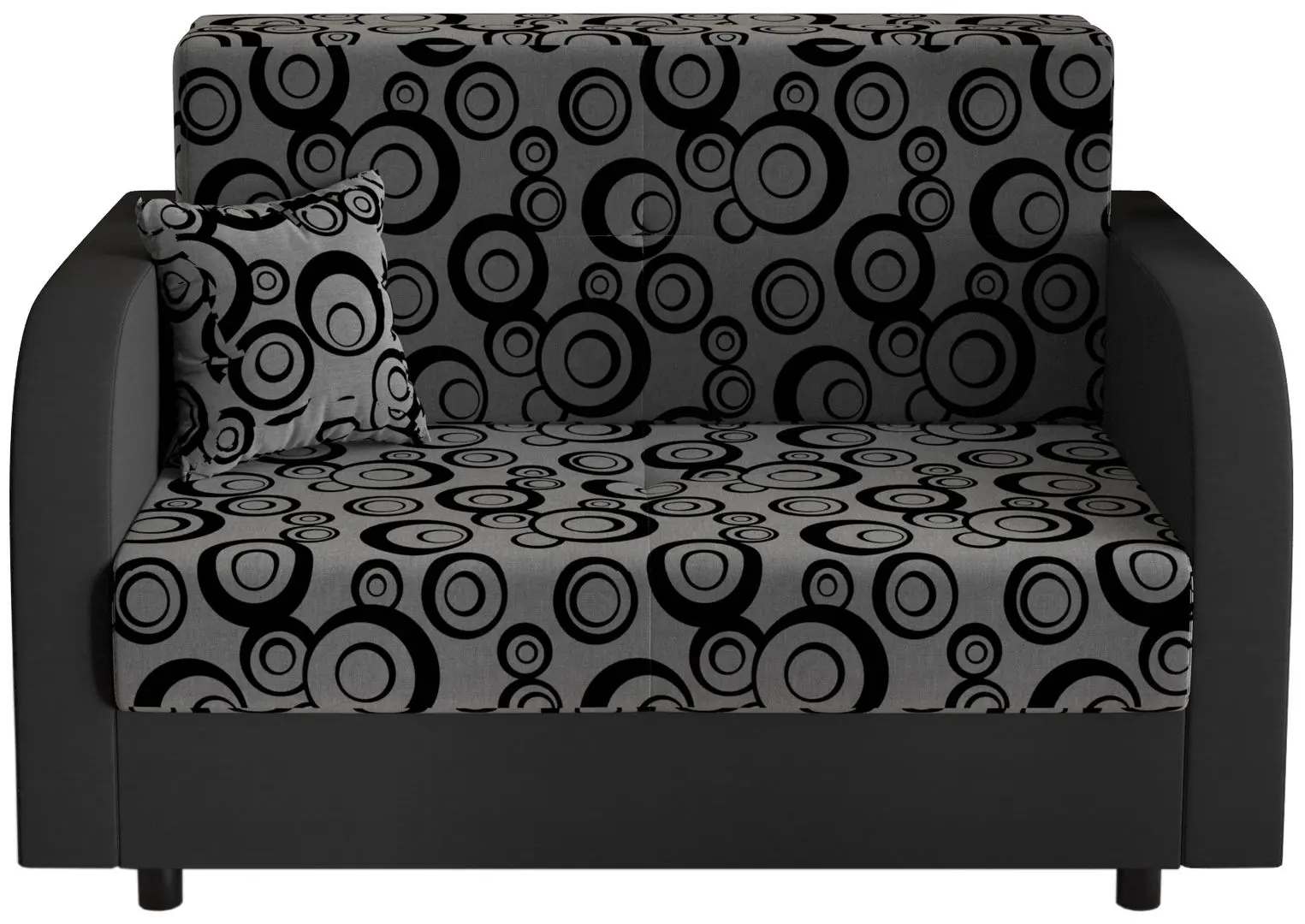 Диван Space Meble Amerykanka Twice 120 Circle 83/Rainbow 27 (Gray/Graphite) - 2