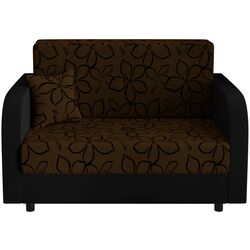Диван Space Meble Amerykanka Twice 120 Flowers 20/Rainbow 15 (Brown/Black) Thumb