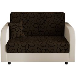 Диван Space Meble Amerykanka Twice 120 Flowers 20/Rainbow 16 (Brown/Ecru) Thumb