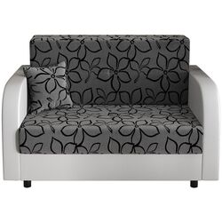 Canapea Space Meble Amerykanka Twice 120 Flowers 83/D511 (Gray/White) Thumb