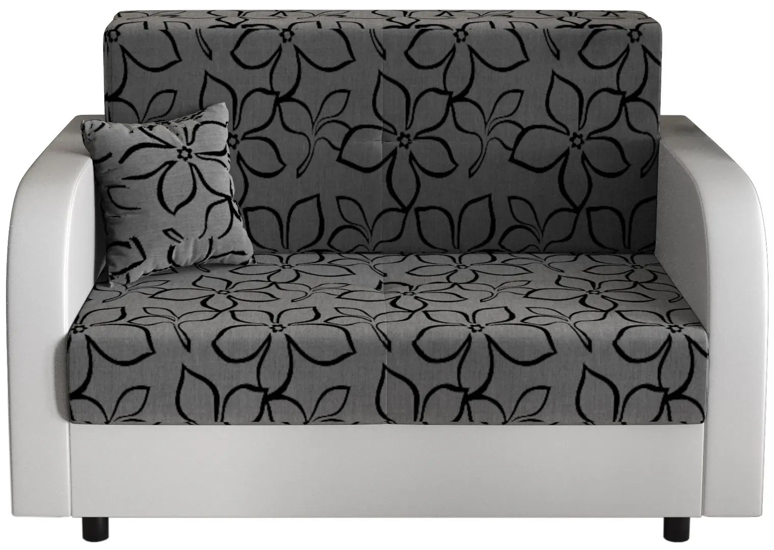 Canapea Space Meble Amerykanka Twice 120 Flowers 83/D511 (Gray/White) - 4