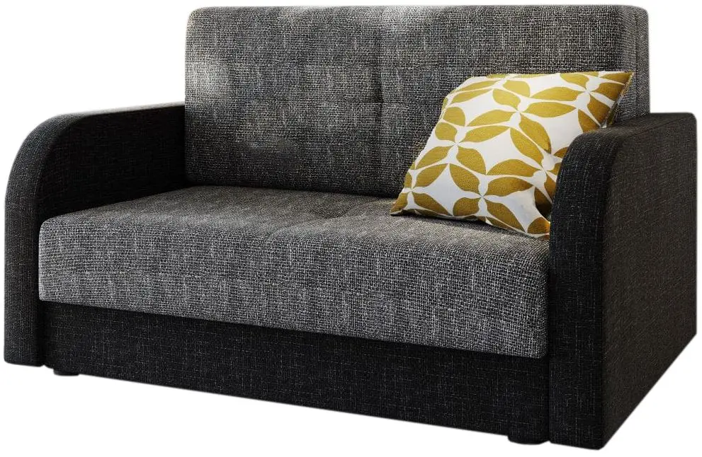 Canapea Space Meble Amerykanka Twice 120 Kornet 02/Kornet 10 (Gray/Black) - 4