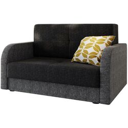 Canapea Space Meble Amerykanka Twice 120 Kornet 10/Kornet 02 (Black/Gray) Thumb