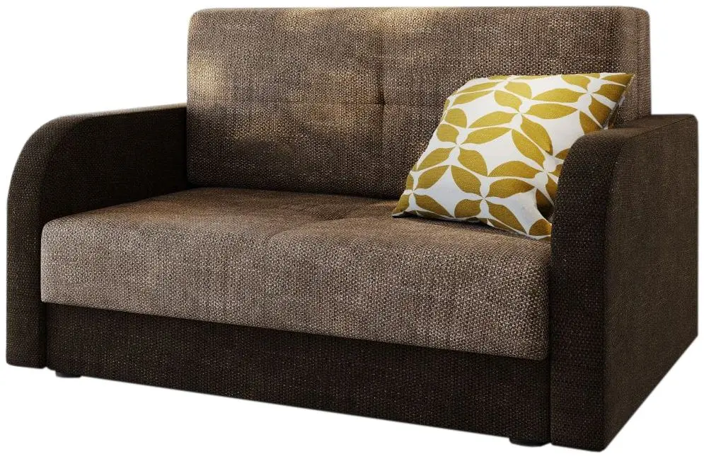 Canapea Space Meble Amerykanka Twice 120 Kornet 12/Kornet 00 (Brown/Brown Dark) - 2