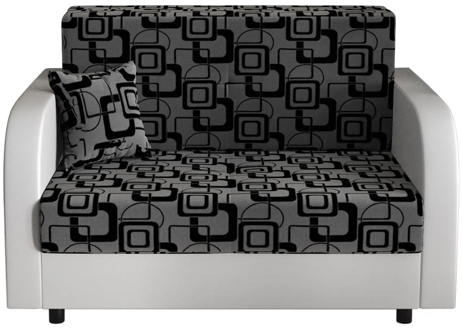 Диван Space Meble Amerykanka Twice 120 Quadro 83/D511 (Gray/White) - 4