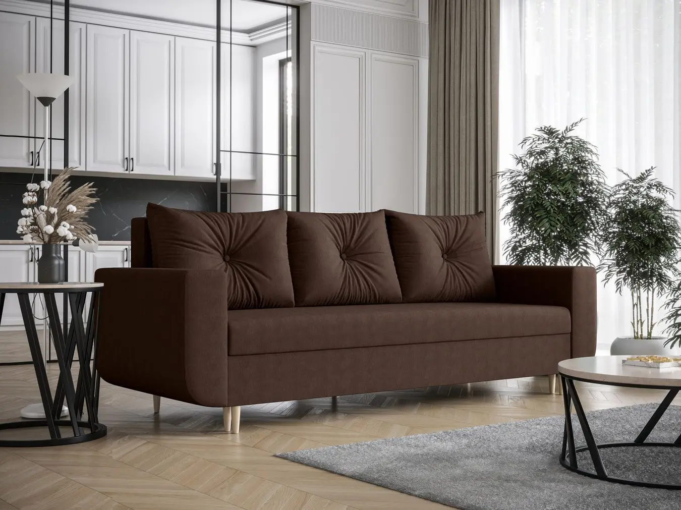 Диван Space Meble Delfin Cosmic 800 (Brown)