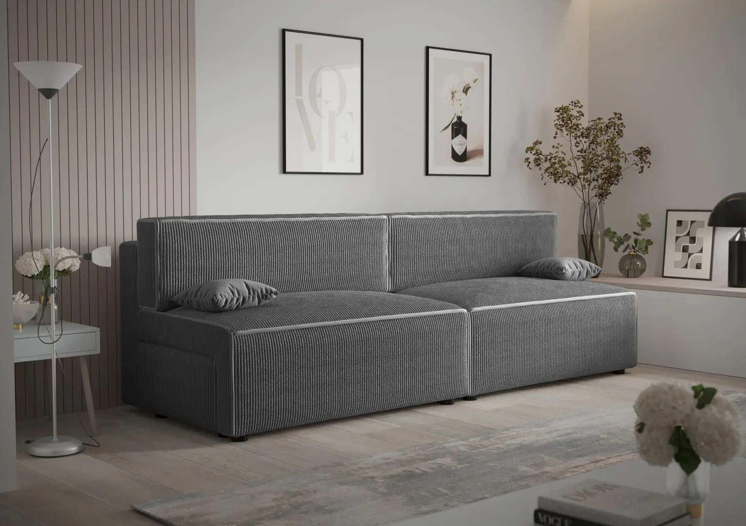 Диван Space Meble Mira X2 Poso 60 (Gray)