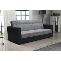 Canapea Space Meble Wind Kornet 02/Dolaro 8 (Gray/Black)