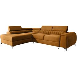 Canapea de colt Eltap Laurence Monolith 48 Left (Orange)