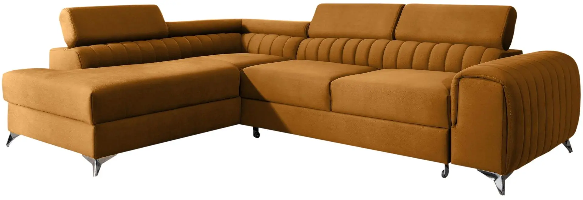 Canapea de colt Eltap Laurence Monolith 48 Left (Orange)