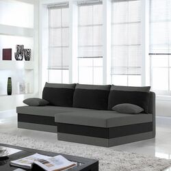Canapea de colt Magnifico Deli Foam Right Mikro 27/Mikro 15 (Grey/Black)