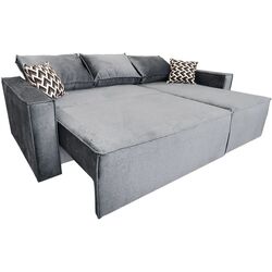 Диван угловой раскладной DP Kalifornia (Dark Gray) Thumb