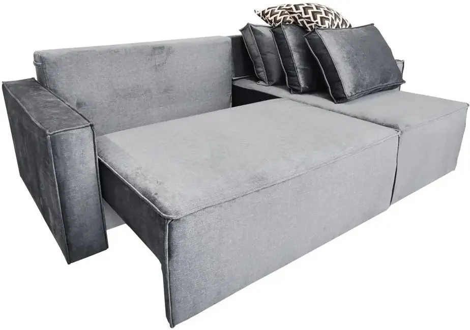 Диван угловой раскладной DP Kalifornia (Dark Gray)