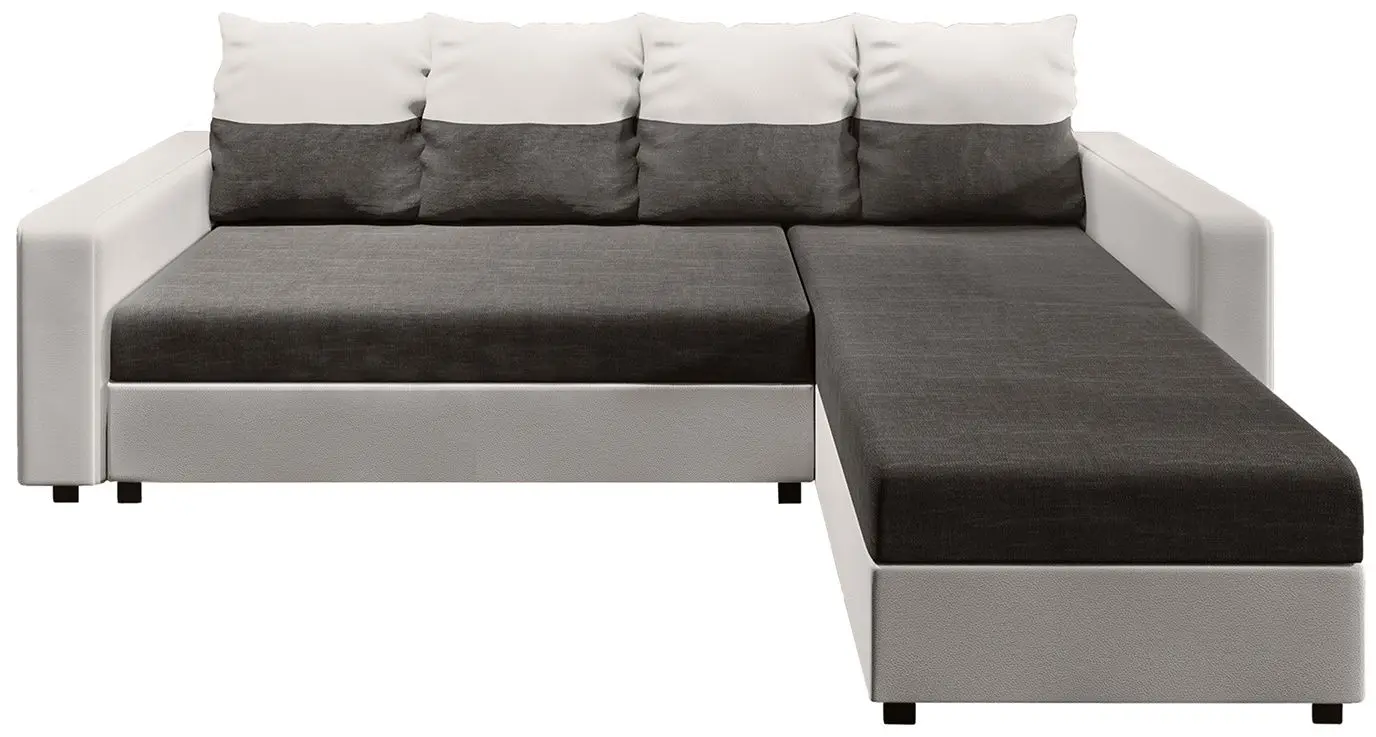 Диван угловой Space Meble Astana L Sawana 05/D511 (Gray Dark/White)