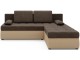 Canapea de colt Space Meble Bolt (Brown/Beige)