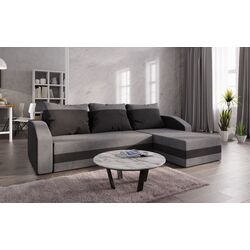 Canapea de colt Space Meble Helios Bis Mikrofaza 50/Mikrofaza 15 (Gray/Black) Thumb