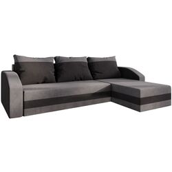 Canapea de colt Space Meble Helios Bis Mikrofaza 50/Mikrofaza 15 (Gray/Black) Thumb