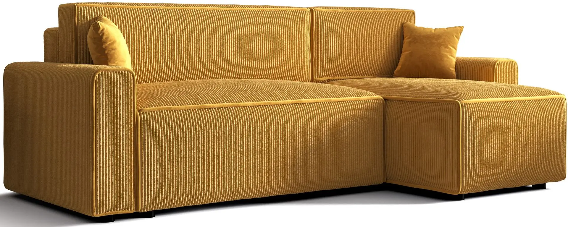 Canapea de colt Space Meble Mira Bis Poso 1 (Yellow Honey)