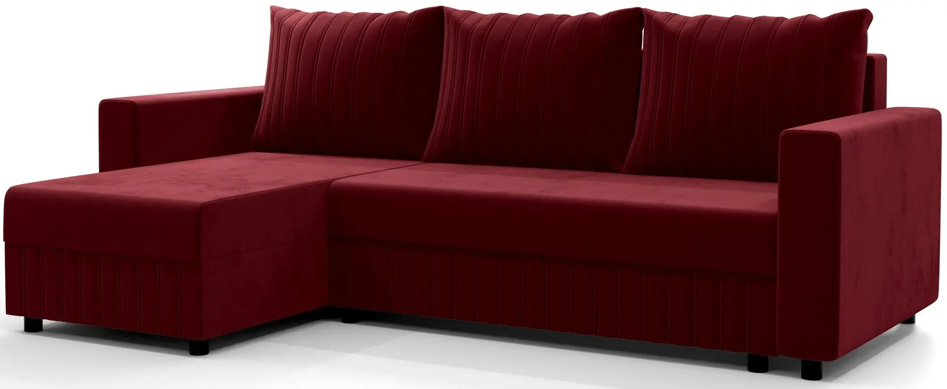 Canapea de colt Space Meble Park L Riviera 61 (Red)