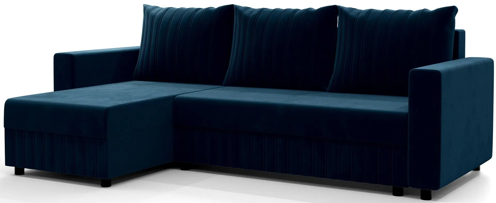 Canapea de colt Space Meble Park L Riviera 81 (Blue)