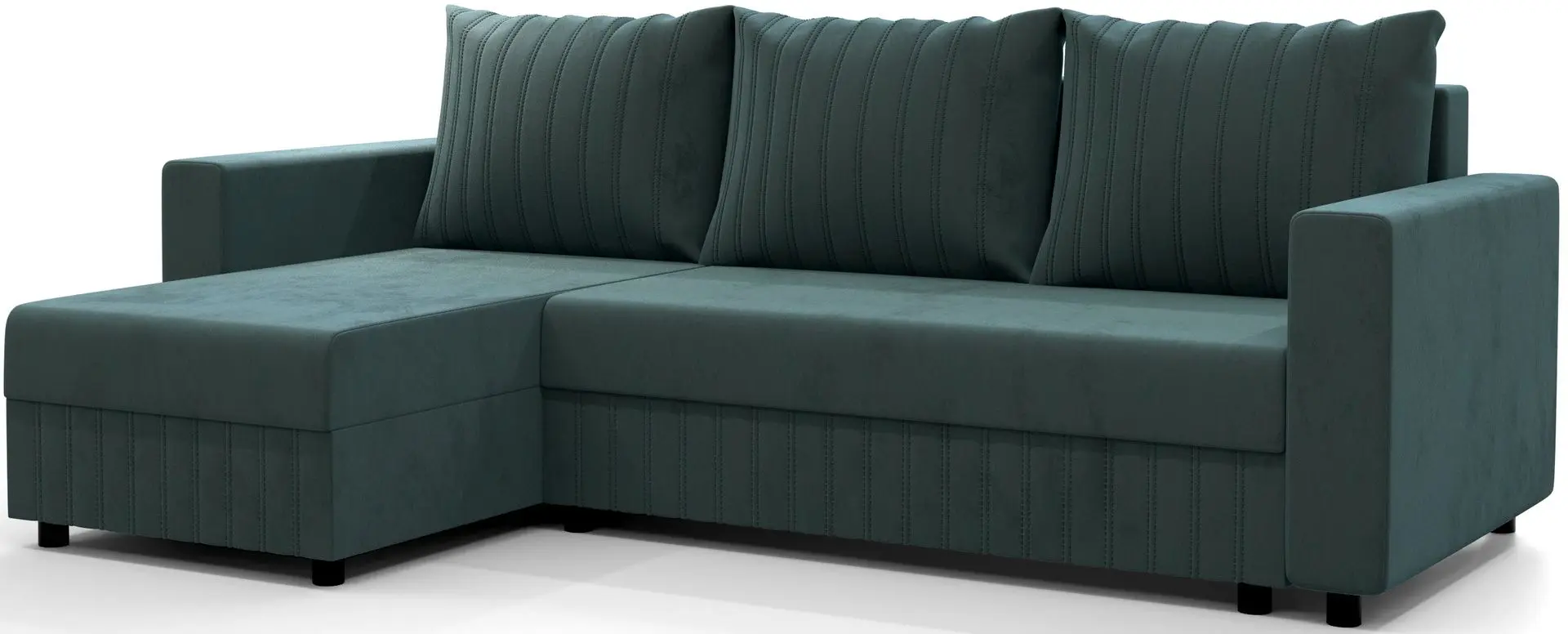 Canapea de colt Space Meble Park L Riviera 87 (Green)