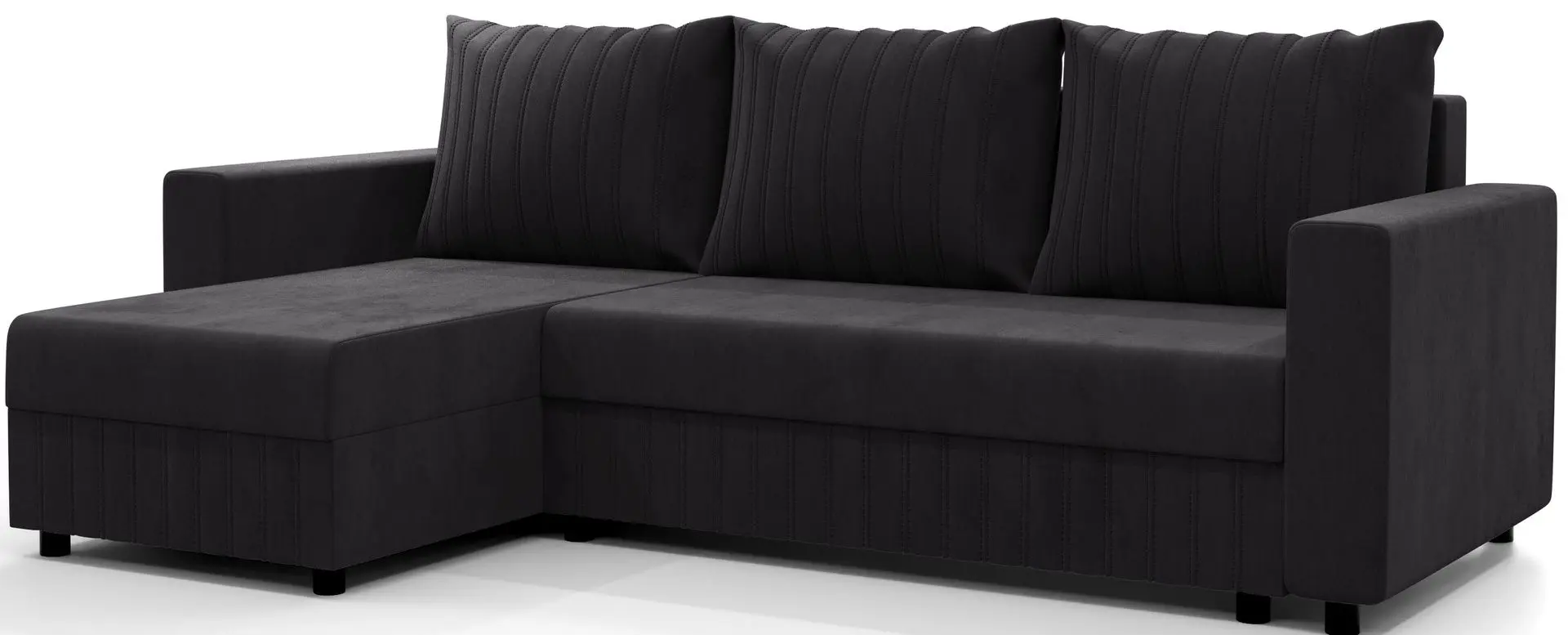 Canapea de colt Space Meble Park L Riviera 97 (Graphite)