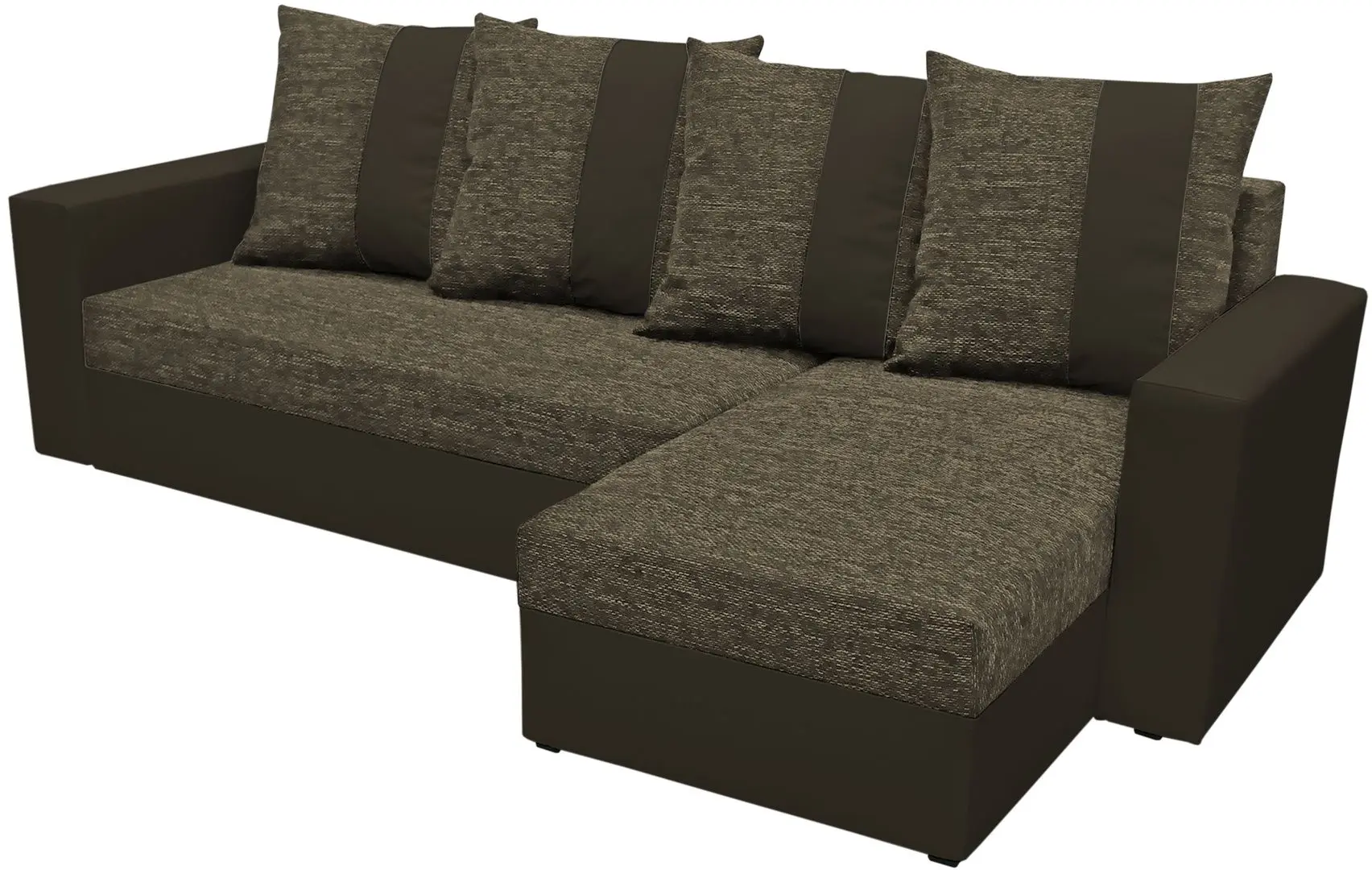 Canapea de colt Space Meble Praga Kornet 12/D33 (Brown/Brown Dark)