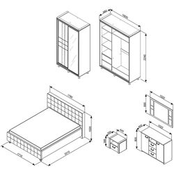 Спальня Ambianta Rio II (Белый) Thumb