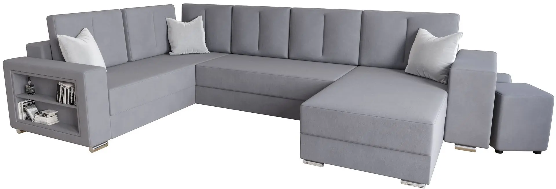 Canapea in forma de U Space Meble Kris Left Itaka 50 (Gray Light)